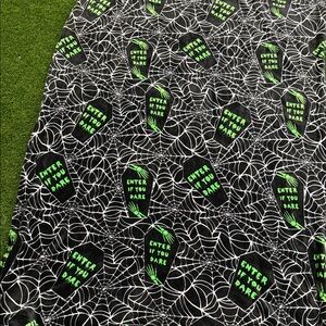 Enter if You Dare - Halloween Fleece Blanket